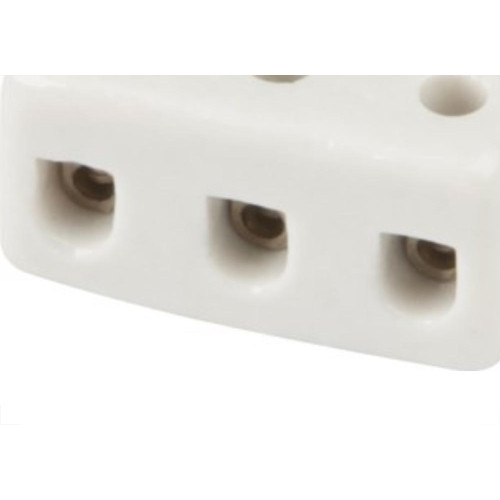 Conector Porcelana Sindal 06Mm 3 Bornes 000.3103.Pr.B - Kit C/12 