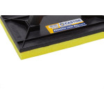 Desempenadeira Pvc Castor 15X26 Com Espuma Preta 25