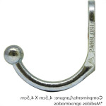 Cabide Alianca Fundido Simples Grande 63983 10119 - Kit C/20 
