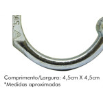 Cabide Alianca Fundido Simples Grande 63983 10119 - Kit C/20 