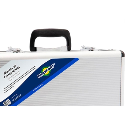 Maleta Ferramenta Aluminio Brasfort 45X33X15 8313
