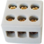 Conector Porcelana Morumbi Tripolar 06Mm 