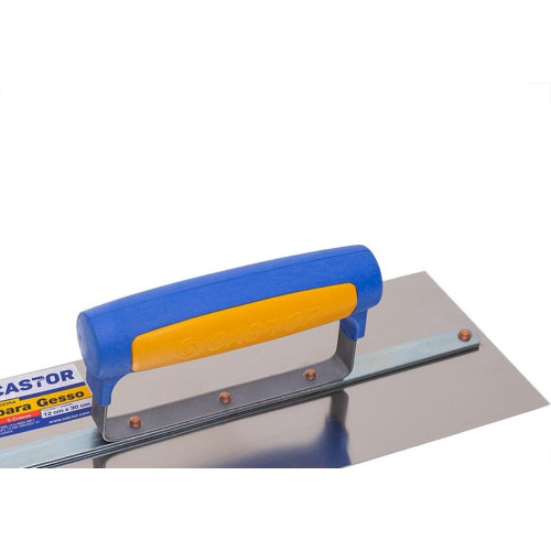 Desempenadeira Aco Castor Para Gesso 12X30Cm 222