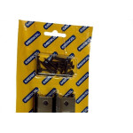 Dobradica Merkel 129 Ferro Latonado Oxidado 3'' Blister Com 3 Pecas 