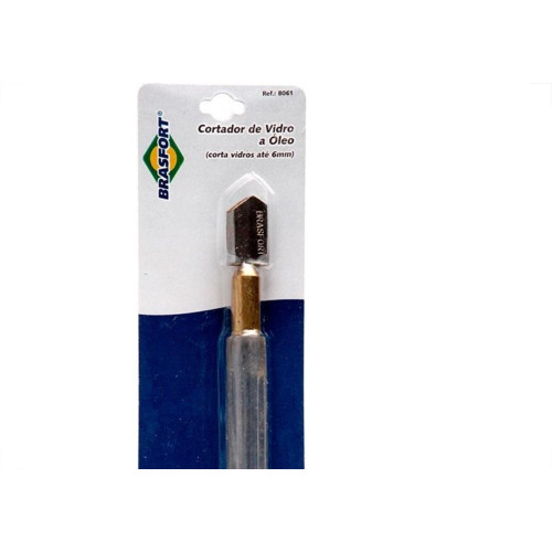 Cortador Vidro Brasfort Para A Oleo 8061