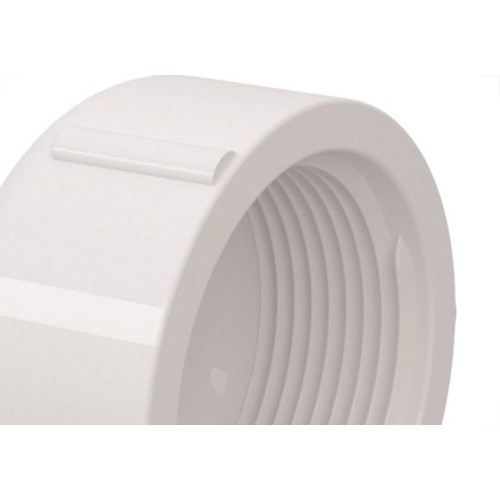 Caps Branca Tigre Rosca Rosca 3/4 X 3/4  - Kit C/50 