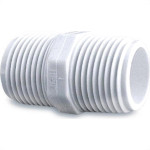 Niple Branco Tigre Rosca Rosca 1/2 X 1/2  - Kit C/40 