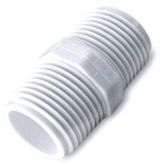 Niple Branco Tigre Rosca Rosca 1/2 X 1/2  - Kit C/40 