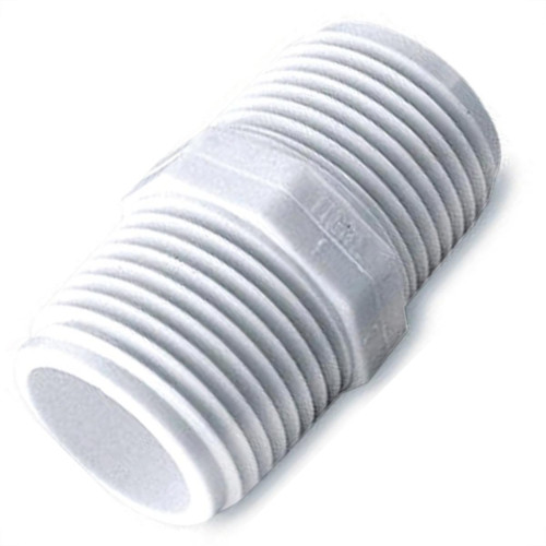 Niple Branco Tigre Rosca Rosca 1/2 X 1/2  - Kit C/40 