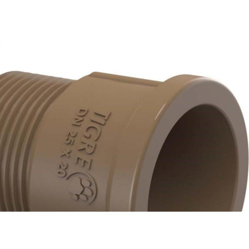 Adaptador Marrom Tigre Curto Liso Rosca 60X2 