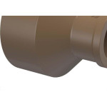 Bucha Marrom Tigre Longa Liso Liso 60 X 50  - Kit C/12 