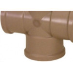 Cruzeta Marrom Tigre Liso Liso 25Mm  - Kit C/20 