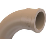 Curva Marrom Tigre Liso Liso 50Mm X 90''  - Kit C/10 