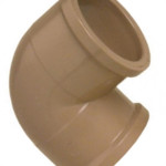 Cotovelo Marrom Tigre Liso Liso 25Mm X 90''  - Kit C/50 