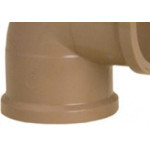 Cotovelo Marrom Tigre Liso Liso 32Mm X 90''  - Kit C/25 