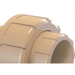 Uniao Marrom Tigre Liso Liso 25Mm X 25Mm 