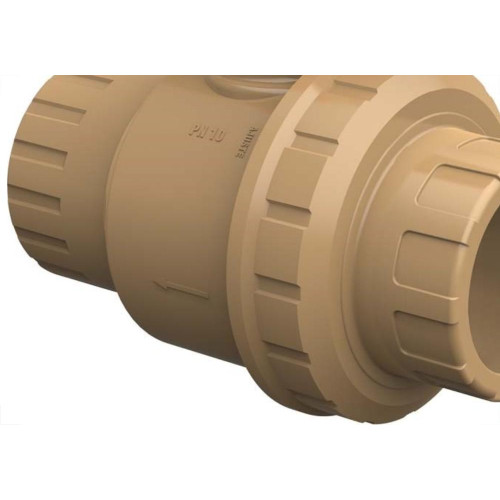 Registro Esfera Pvc Tigre Com Uniao 50Mm Liso Liso 