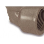 Cotovelo Marrom Tigre Liso Rosca 20Mm X 1/2  - Kit C/30 