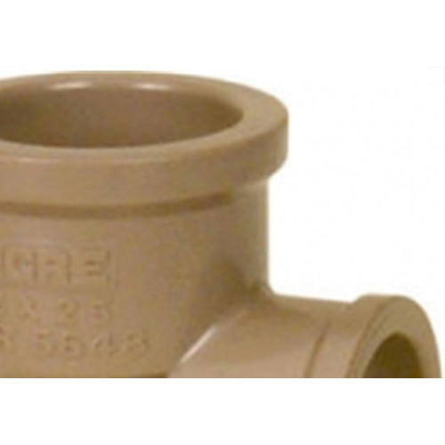 Cotovelo Marrom Tigre Liso Rosca Reducao 25X1/2  - Kit C/20 