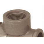 Tee Marrom Tigre Liso Liso Rosca 20Mm X 1/2''  - Kit C/20 
