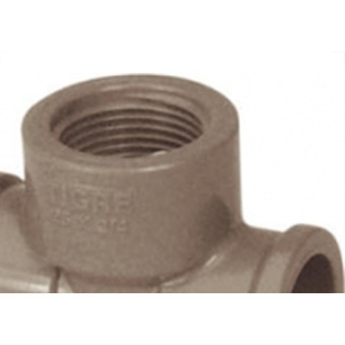 Tee Marrom Tigre Liso Liso Rosca 20Mm X 1/2''  - Kit C/20 