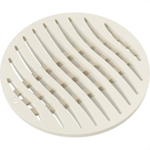 Grelha Plastica Tigre Redonda Branca 15X15 
