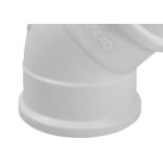 Tigre Esgoto Cotovelo 40Mm X 45''  - Kit C/25 
