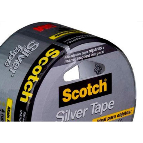 Fita Silver Tape 3M 45Mm X 5M Cinza Hb004557912