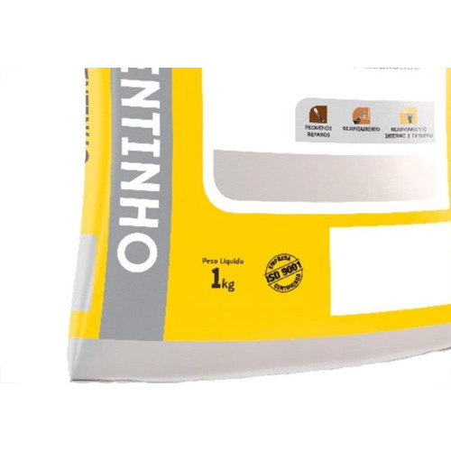 Cimentinho Branco Juntalider 1Kg  - Kit C/20 