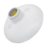 Plafonier Pvc Perlex Branco Redondo Soquete Pvc E27 117/1
