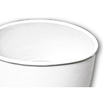 Bolsa Para Vaso Plastica Branca 1303 - Kit C/50 