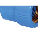 Luva Azul Krona Liso Rosca 25Mm X 3/4'' 502 - Kit C/20 