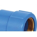 Luva Azul Krona Liso Rosca 25Mm X 3/4'' 502 - Kit C/20 