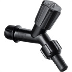 Torneira Plastica Herc Jardim 1/2 E 3/4'' 1128 - Kit C/12 