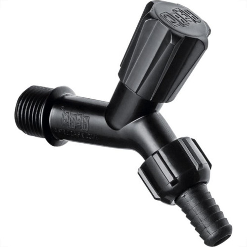 Torneira Plastica Herc Jardim 1/2 E 3/4'' 1128 - Kit C/12 