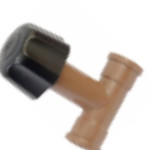 Registro Plastico De Pressao Herc 20Mm Liso Liso 334 - Kit C/12 