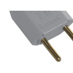 Pino Macho 2 Polos Luster 10A Cinza 1060 - Kit C/50 