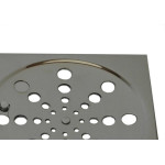 Grelha Inox Dacunha Quadrada 15Cm Com Fecho 