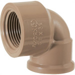 Cotovelo Marrom Krona Liso Rosca 25Mm X 3/4 484 - Kit C/30 