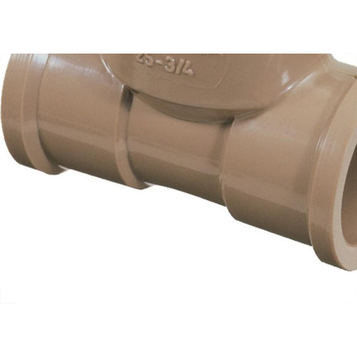 Tee Marrom Krona Liso Liso Rosca Reducao 25Mm X 1/2 495 - Kit C/20 