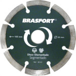 Disco Diamantado Brasfort Segmentado Seco 105Mm 8243