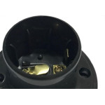 Kit C/5 - Soquete E27 Teste De Lâmpada Preto Com Borne Bo...
