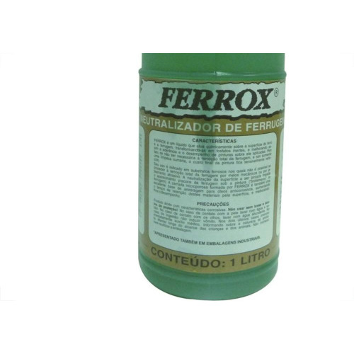 Kit C/5 - Removedor De Ferrugem Ferrox   1 L Fe85