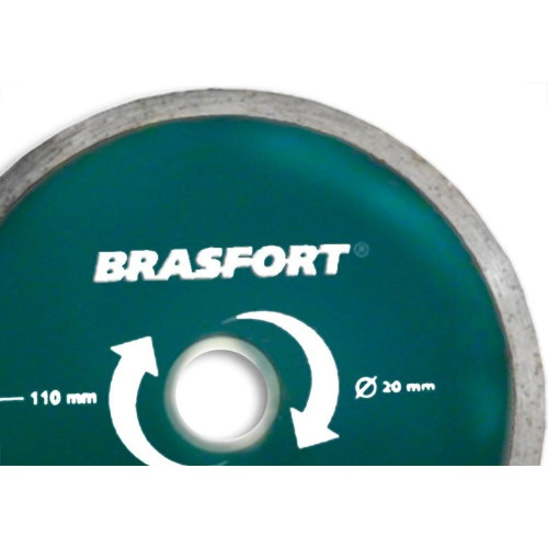 Disco Diamantado Brasfort Liso Agua 110Mm 8240