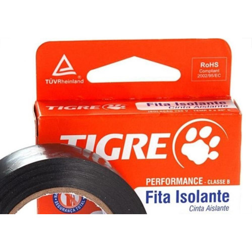 Fita Isolante Tigre 20M X 19Mm 