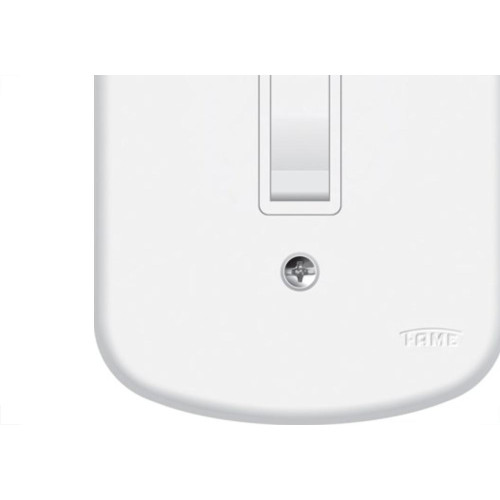 Conjunto Fame 4X2 Branco Com Placa 1Simples 