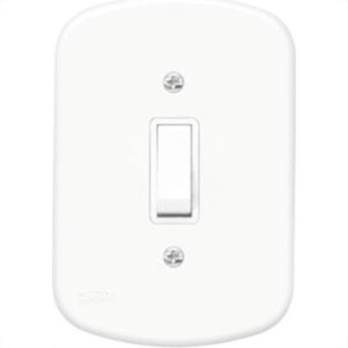 Conjunto Fame 4X2 Branco Com Placa 1Paralelo 
