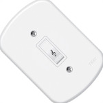 Conjunto Fame 4X2 Branco Com Placa 1Campainha 