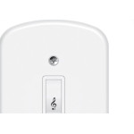 Conjunto Fame 4X2 Branco Com Placa 1Campainha 