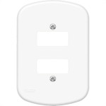 Placa Fame''Blanc''4X2 (2 Saidas Distanciada) 